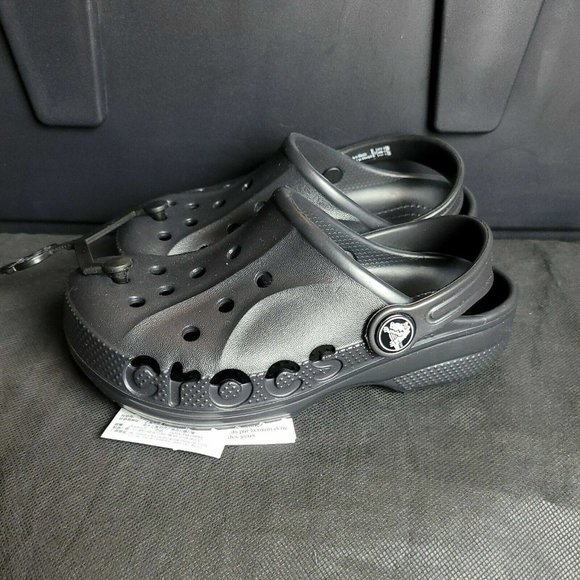 Crocs Baya Clogs Beach Sandals Black 10126-100 Youth Sz J3 NWT main image 7
